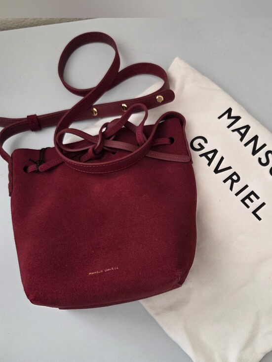Mansur Gavriel Handbags - Mansur Gavriel Mini Mini Bucket Bag In Color Rococo